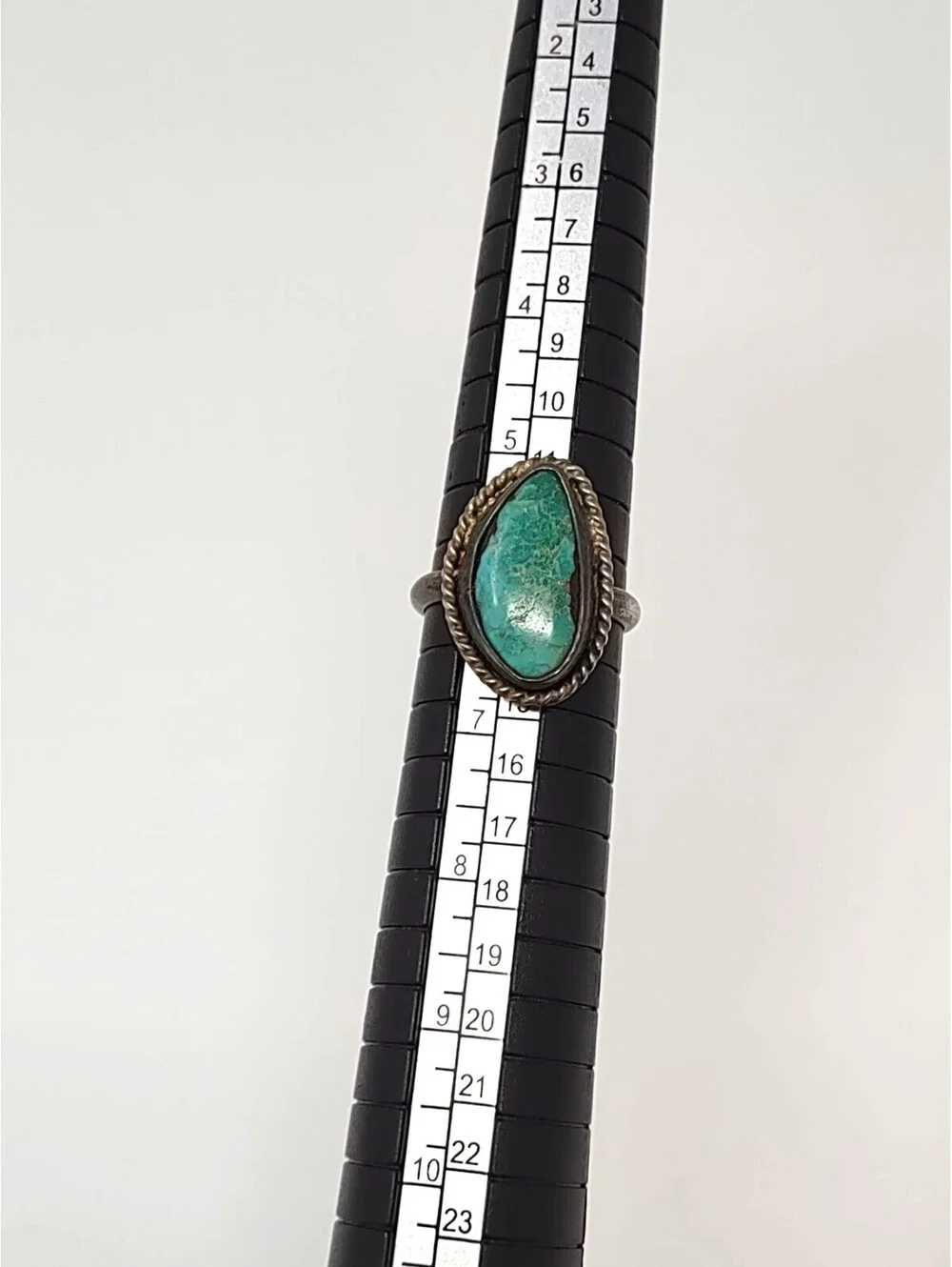 Handmade Southwestern 925 Sterling Silver Turquoise Ring 6